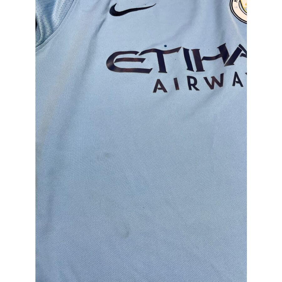 Maillot football vintage Manchester City domicile saison 2017-2018 - Nike - Manchester City