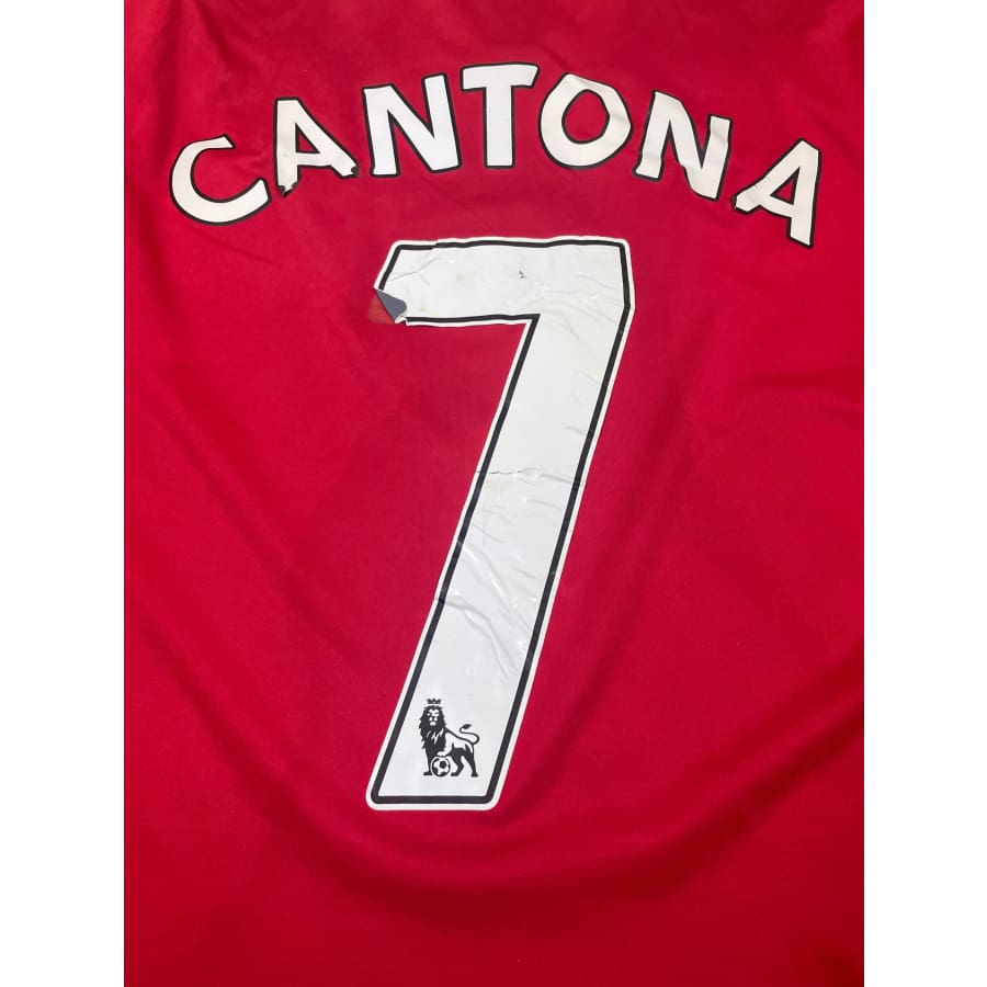 Maillot football vintage Manchester United #7 Cantona domicile saison - Adidas - Manchester United