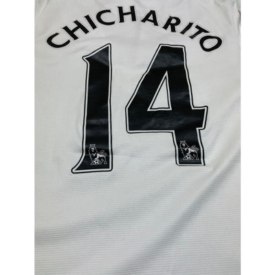 Maillot football vintage Manchester United extérieur #14 Chicharito saison - Nike - Manchester United