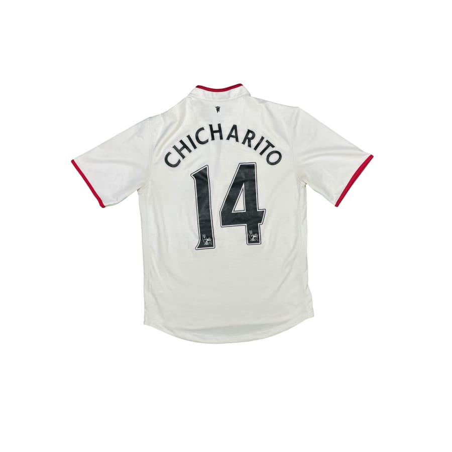 Maillot football vintage Manchester United extérieur #14 Chicharito saison - Nike - Manchester United