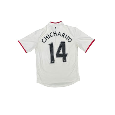 Maillot football vintage Manchester United extérieur #14 Chicharito saison - Nike - Manchester United