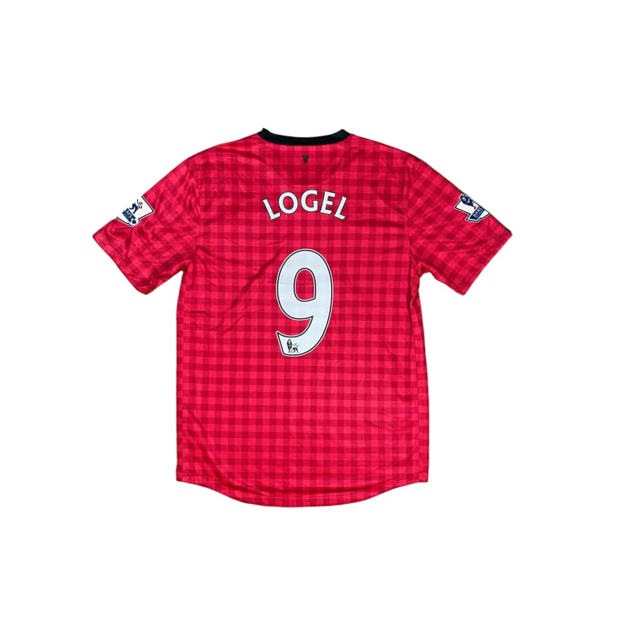 Maillot football vintage Manchester United féminine #9 Logel saison 2012-2013 - Nike - Manchester United