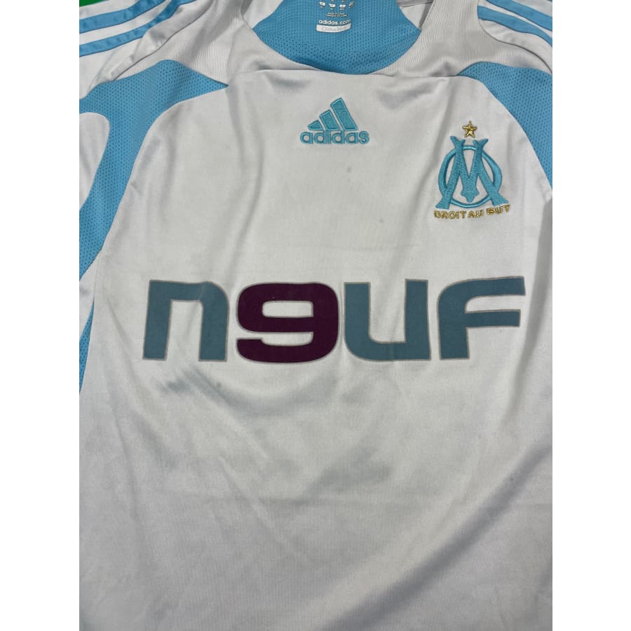 Maillot football vintage Olympique de Marseille #9 Cissé domicile saison - Adidas - Olympique de Marseille