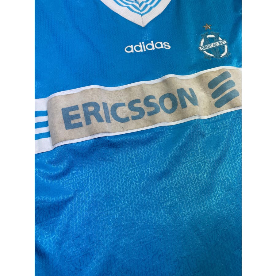 Maillot football vintage Olympique de Marseille domicile saison 1997-1998 - Adidas - Olympique de Marseille