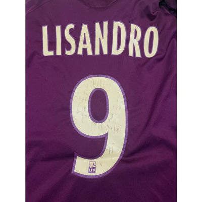 Maillot football vintage Olympique Lyonnais third #9 Lisandro saison - Adidas - Olympique Lyonnais