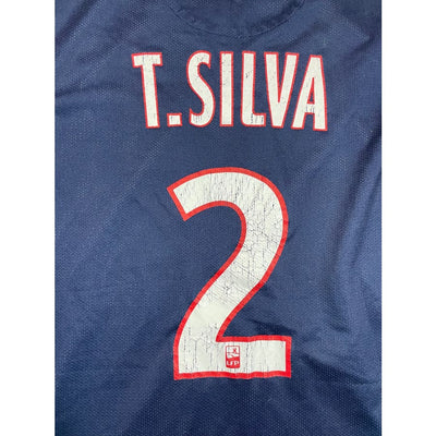 Maillot football vintage Paris - Saint - Germain #2 T.Silva saison 2013 - 2014 - Nike - Paris Saint - Germain