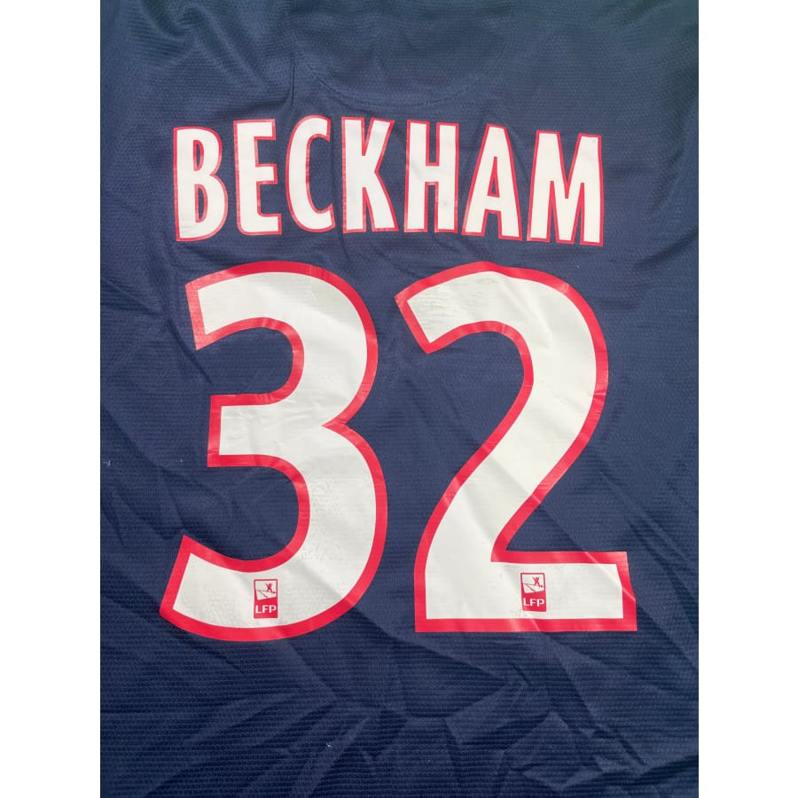 Maillot football vintage Paris-Saint-Germain #32 Beckham domicile saison 2013-2014 - Nike - Paris Saint-Germain