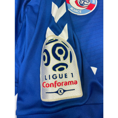 Maillot football vintage RC Strasbourg Alsace #7 Sacko domicile saison - Hummel - RC Strasbourg Alsace
