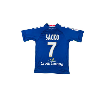 Maillot football vintage RC Strasbourg Alsace #7 Sacko domicile saison - Hummel - RC Strasbourg Alsace