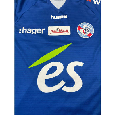 Maillot football vintage RC Strasbourg Alsace #7 Sacko domicile saison - Hummel - RC Strasbourg Alsace