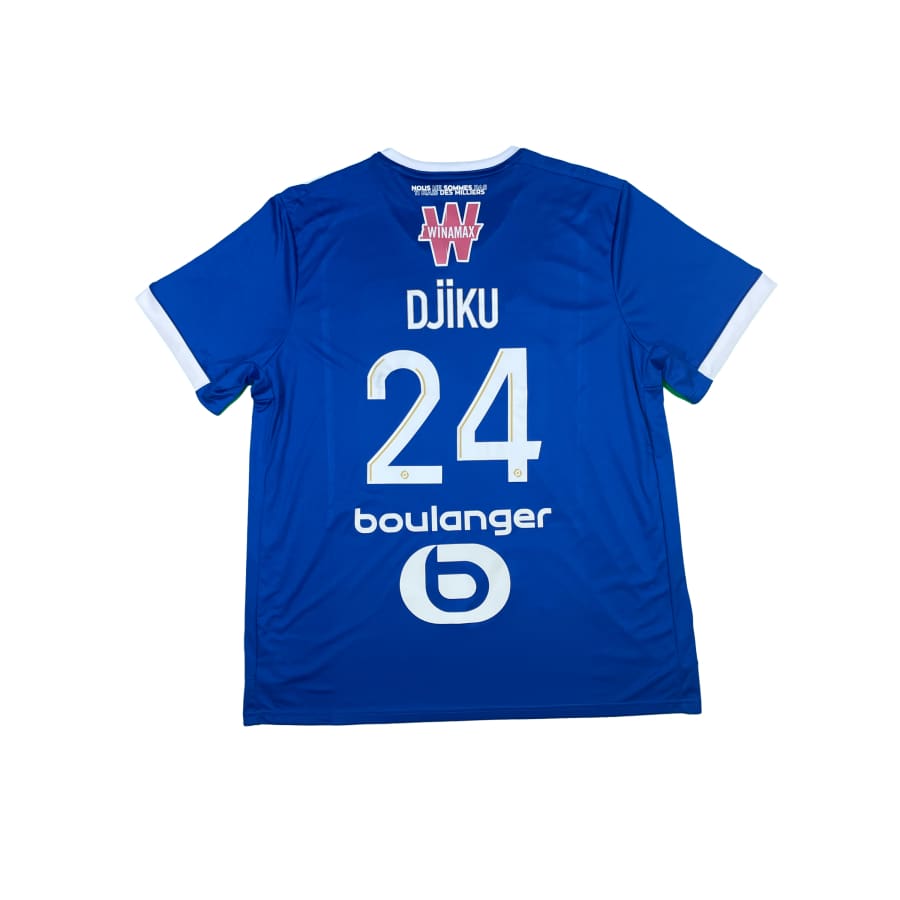 Maillot football vintage RC Strasbourg Alsace domicile #24 Djiku saison 2021-2022 - Adidas - RC Strasbourg Alsace