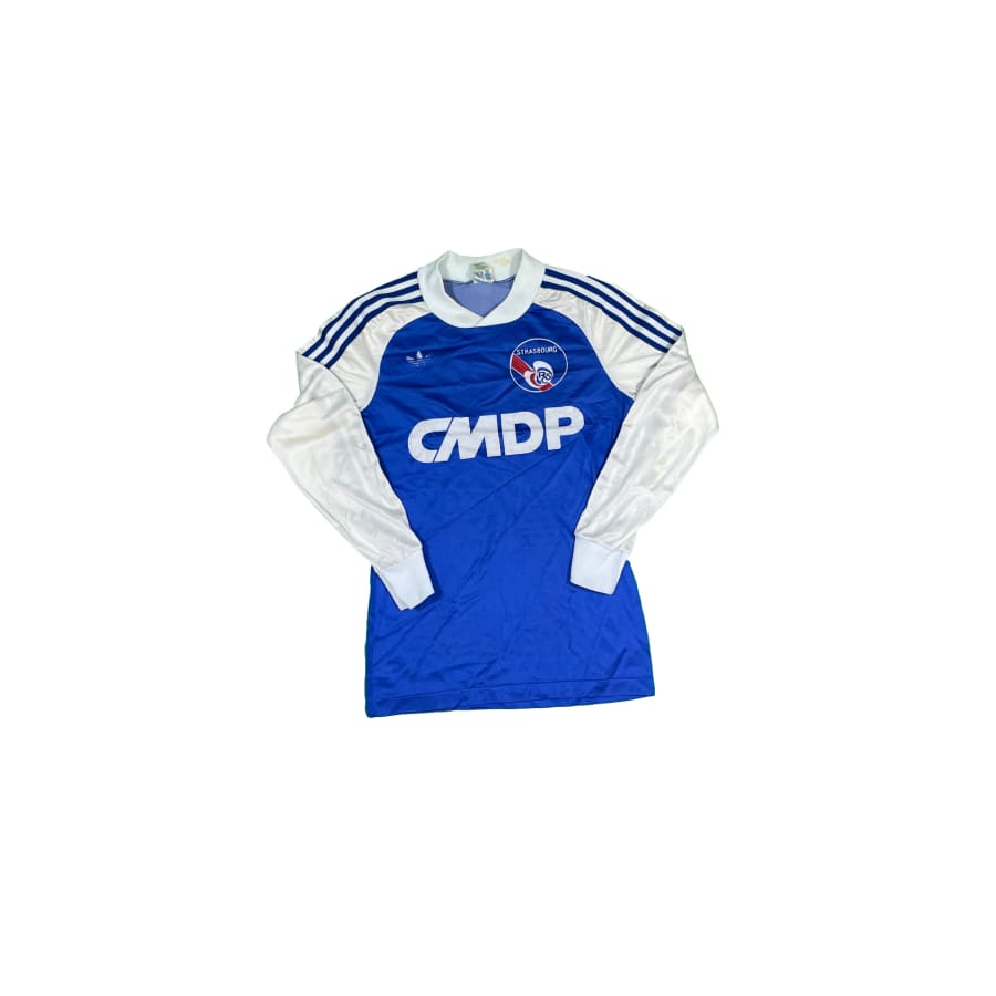 Maillot football vintage RC Strasbourg Alsace enfant saison 1978-1979 - Adidas - RC Strasbourg Alsace