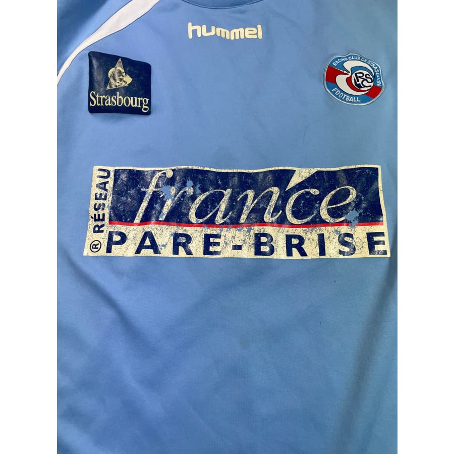 Maillot football vintage RC Strasbourg extérieur saison 2008-2009 - Hummel - RC Strasbourg Alsace