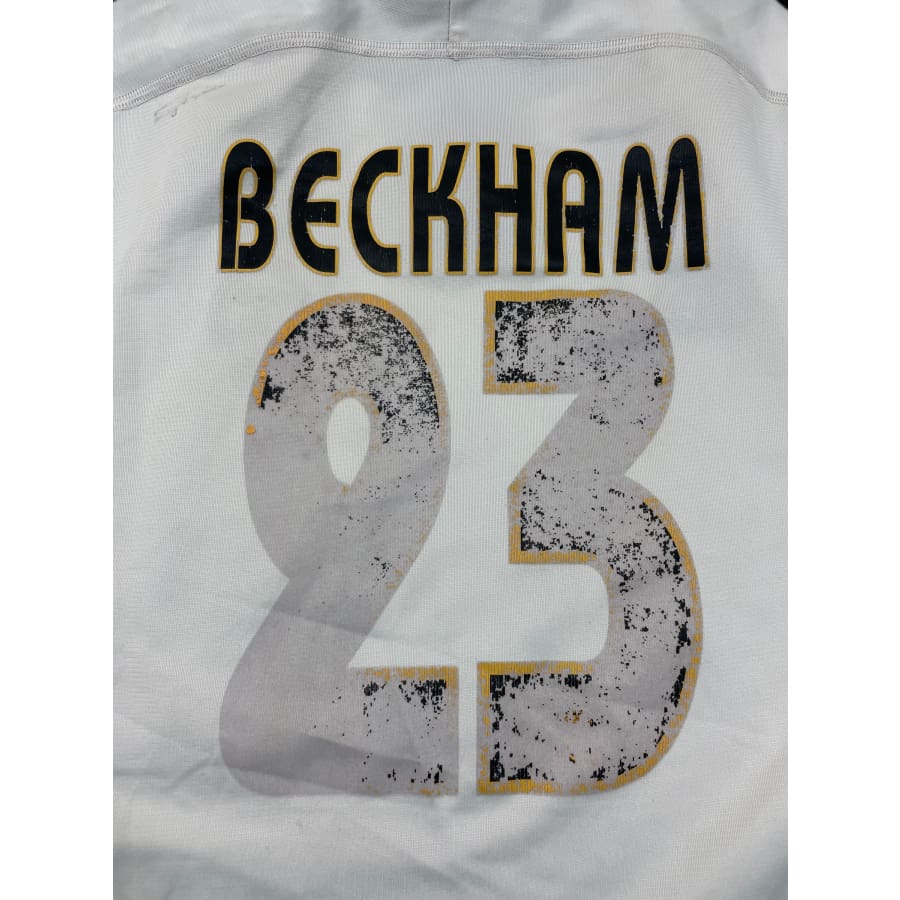 Maillot football vintage Real Madrid domicile #23 Beckham saison 2004-2005 - Adidas - Real Madrid