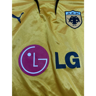 Maillot vintage domicile AEK Athènes saison 2007 - 2008 - Puma - AEK Athènes