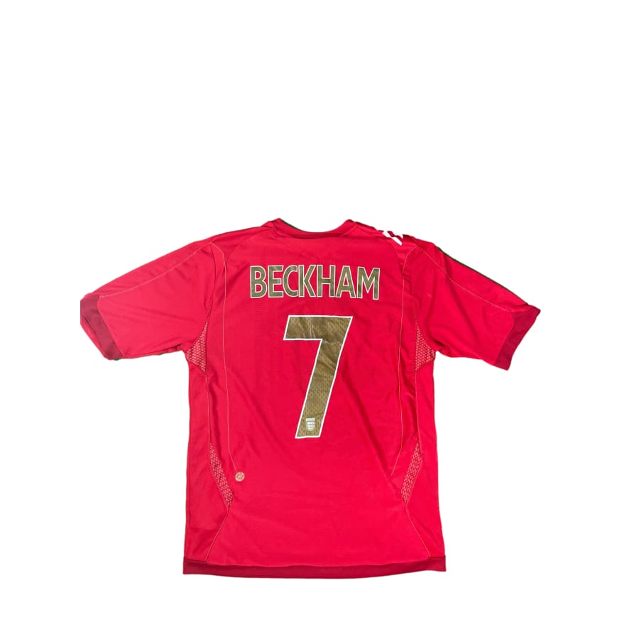 Maillot vintage domicile Angleterre #7 Beckham saison 2006-2007 - Umbro - Angleterre