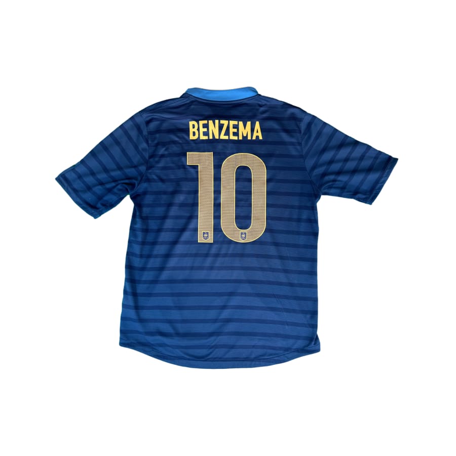 Maillot vintage domicile équipe de France #10 Benzema saison 2012-2013 - Nike - Equipe de France