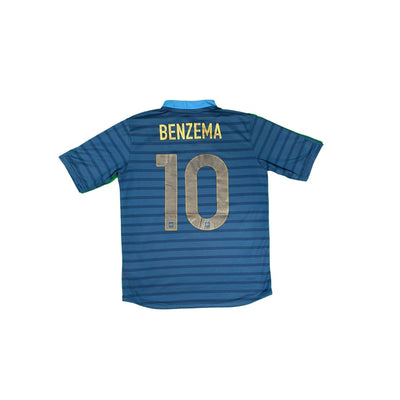 Maillot vintage domicile Equipe de France #10 Benzema saison 2012 - 2013 - Nike - Equipe de France