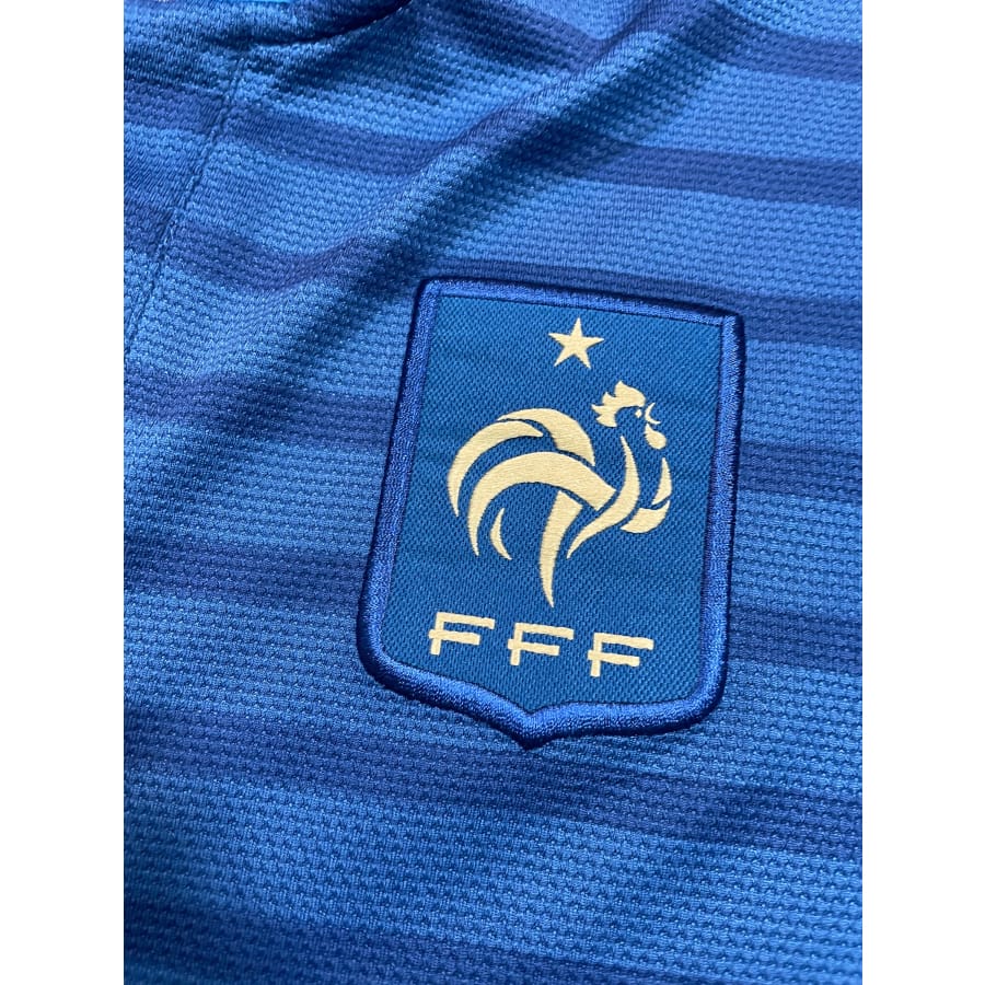 Maillot vintage domicile Equipe de France #10 Benzema saison 2012 - 2013 - Nike - Equipe de France