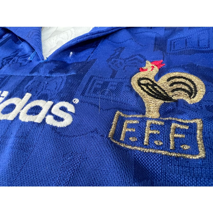 Maillot vintage domicile Equipe de France saison 1996-1997 - Adidas - Equipe de France