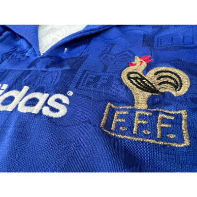 Maillot vintage domicile Equipe de France saison 1996-1997 - Adidas - Equipe de France