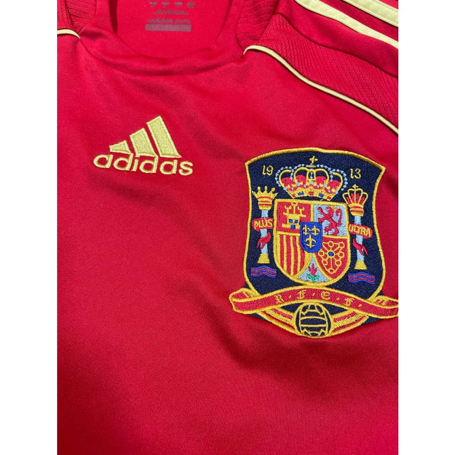 Maillot vintage domicile Espagne saison 2008 - 2009 - Adidas - Espagne