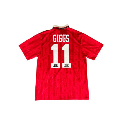 Maillot vintage domicile Manchester United #11 Giggs saison 1993-1994 - Umbro - Manchester United