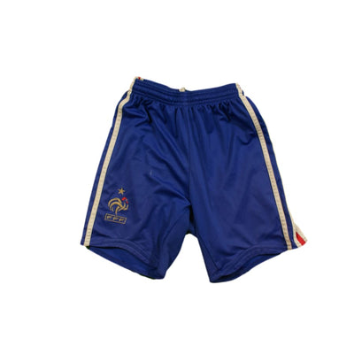 Short foot rétro équipe de France enfant domicile années 2000 - Adidas - Equipe de France