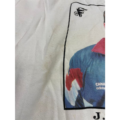 Sweat football vintage Jean Pierre Papin - Blues Equipe de France