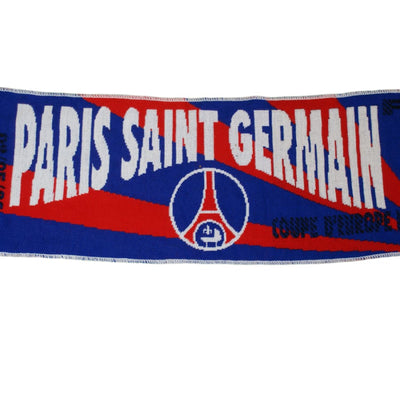 Echarpe de foot rétro Coupe d’Europe des clubs champions Paris Saint-Germain / Rapid Vienne 1995-1996 - Officiel - Paris Saint-Germain