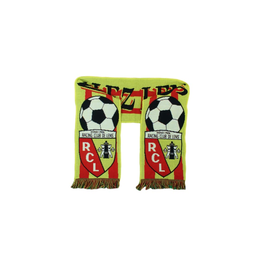 Echarpe de foot rétro RC Lens Allez Lens années 1990 - Officiel - RC Lens