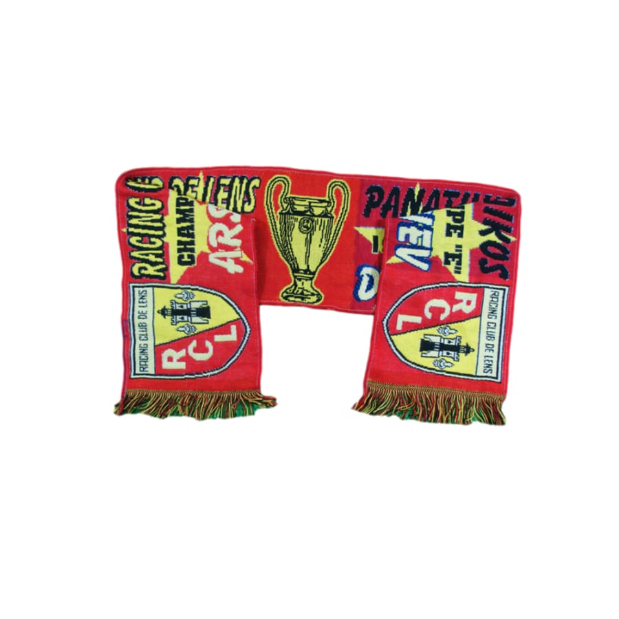 Echarpe de foot rétro RC Lens Ligue des Champions 1998-1999 - Officiel - RC Lens