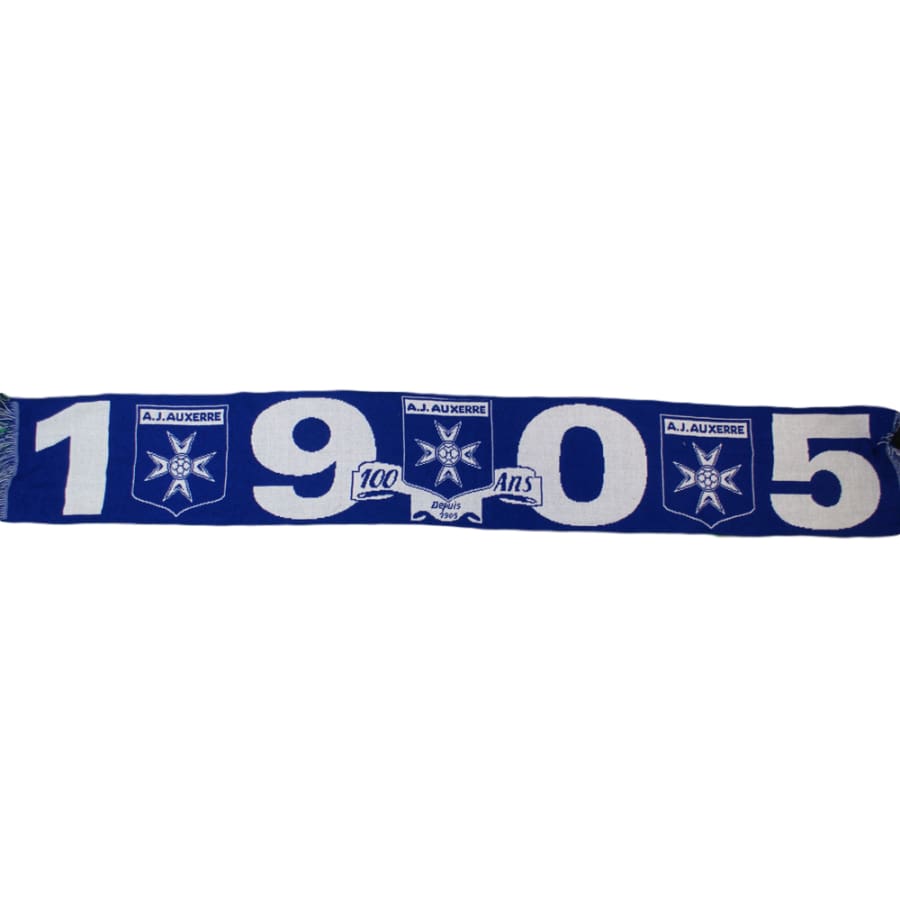 Echarpe de foot vintage AJ Auxerre 100 ans du club 2005 - Officiel - AJ Auxerre