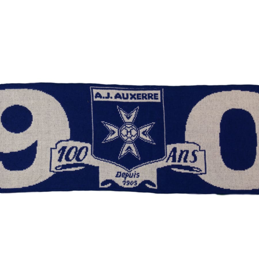 Echarpe de foot vintage AJ Auxerre 100 ans du club 2005 - Officiel - AJ Auxerre