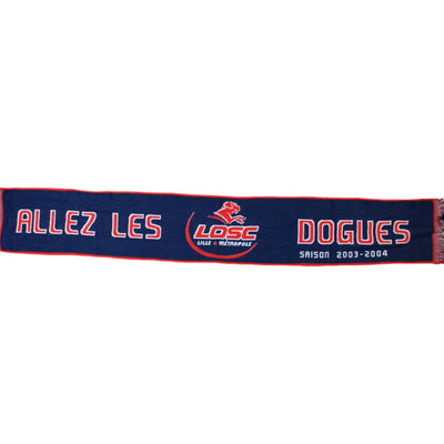 Echarpe de foot vintage Lille LOSC Allez les Dogues 2003-2004 - Officiel - LOSC