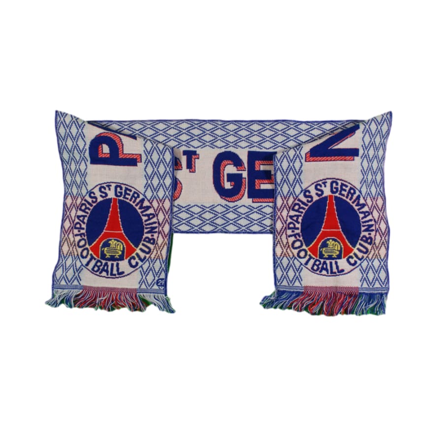 Echarpe de football rétro Paris Saint-Germain années 1990 - Officiel - Paris Saint-Germain