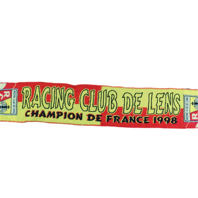 Echarpe de football rétro RC Lens Champions de France 1997-1998 - Officiel - RC Lens