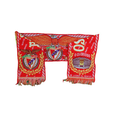 Echarpe de football vintage Benfica Lisbonne années 2000 - Officiel - Benfica Lisbonne