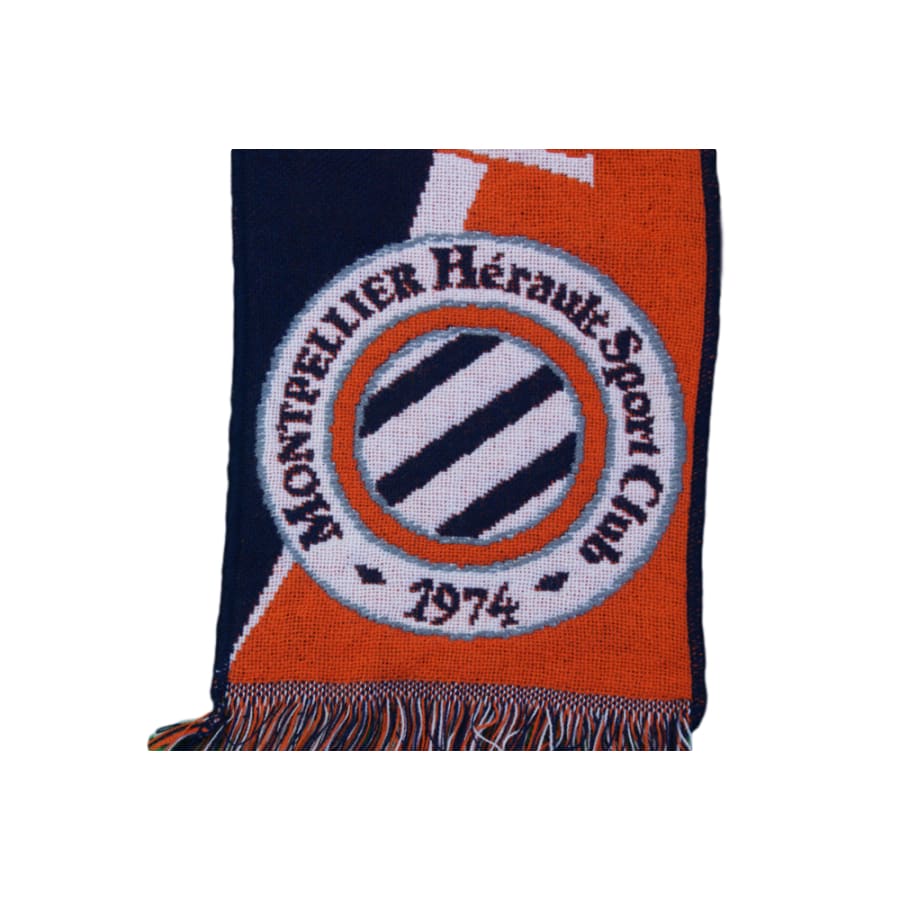 Echarpe de football vintage Montpellier Hérault SC années 2000 - Officiel - Montpellier Hérault SC