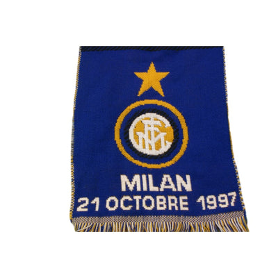 Echarpe de football vintage Olympique Lyonnais / Inter Milan Coupe UEFA 1997-1998 - Officiel - Olympique Lyonnais