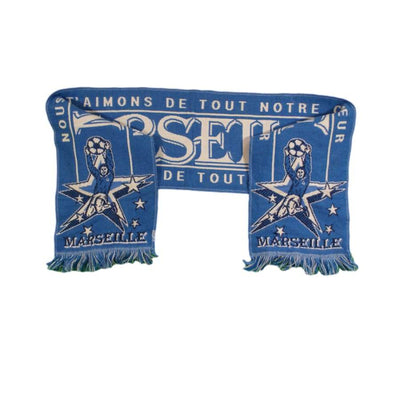 Echarpe de football vintage Olympique de Marseille années 2000 - Non-officiel - Mar