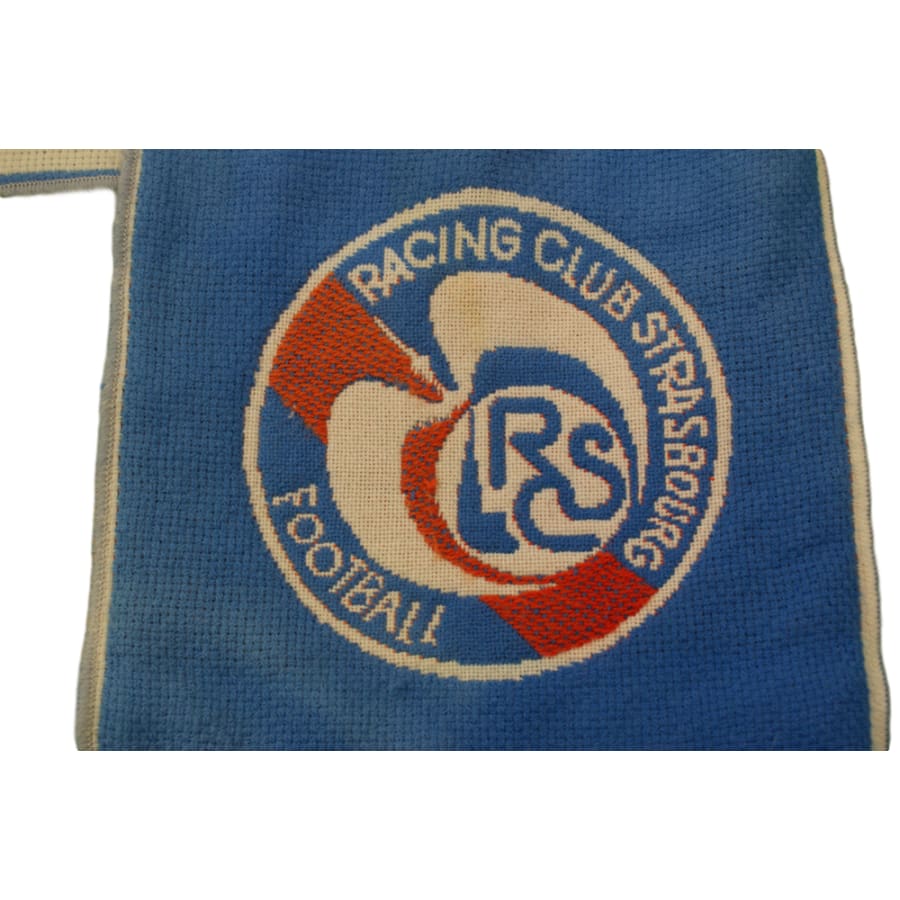 Echarpe de football vintage RC Strasbourg Alsace années 2000 - Officiel - RC Strasbourg Alsace