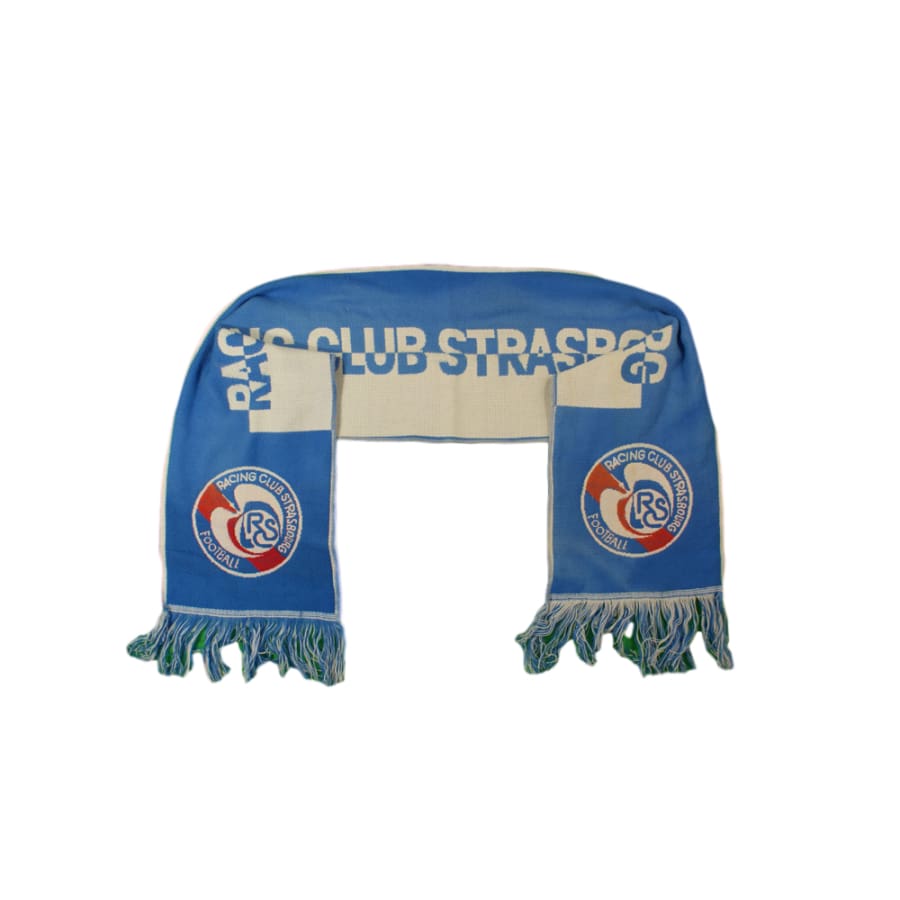 Echarpe de football vintage RC Strasbourg Alsace années 2000 - Officiel - RC Strasbourg Alsace