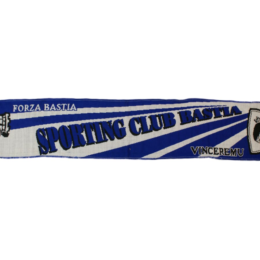 Echarpe de football vintage SC Bastia années 2000 - Non-officiel - S.C. Bastia