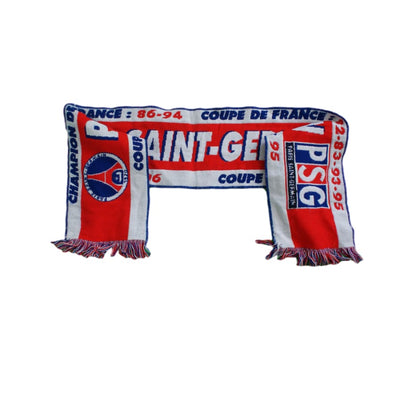 Echarpe foot rétro Paris SG années 1990 - Officiel - Paris Saint-Germain