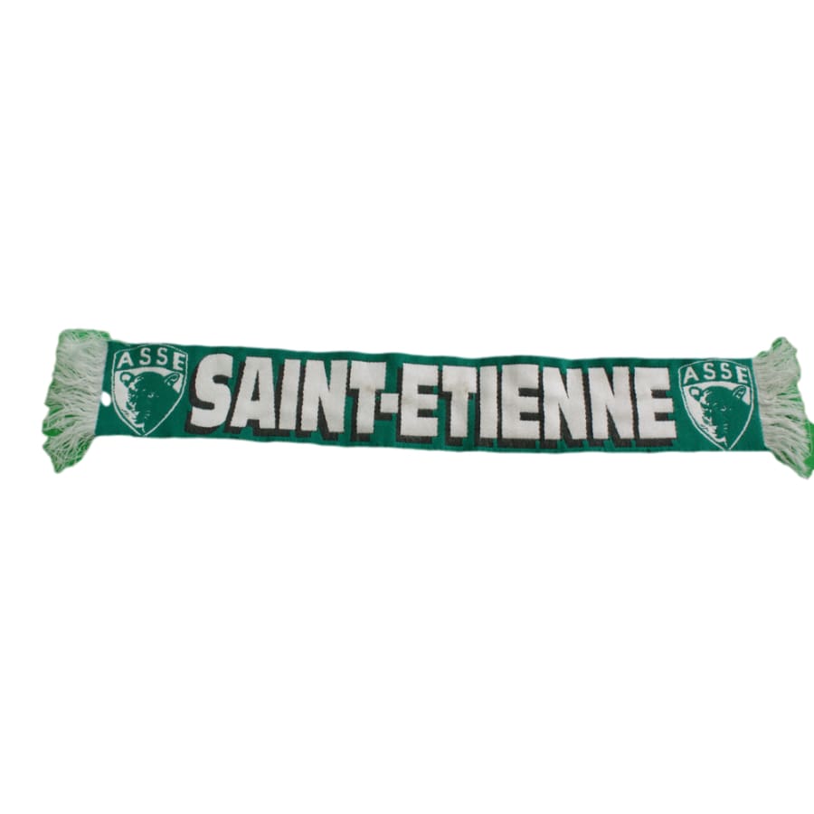 Echarpe foot vintage AS Saint-Etienne miniature années 2000 - Non-officiel - AS Saint-Etienne