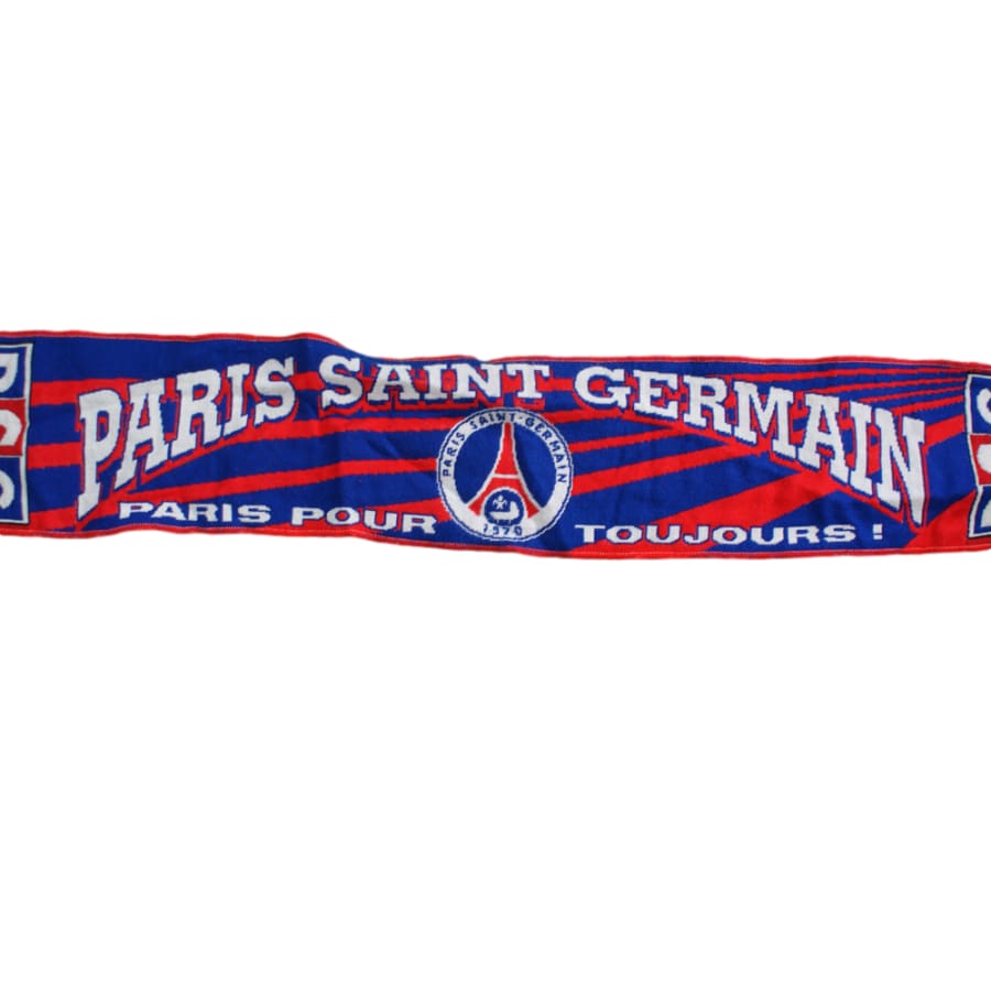 Echarpe foot vintage PSG années 1990 - Officiel - Paris Saint-Germain