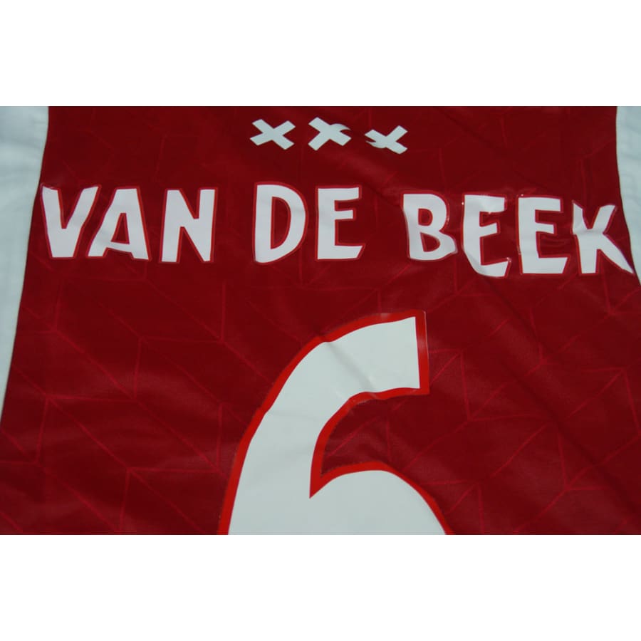 Maillot Ajax Amsterdam domicile #6 VAN DE BEEK 2018-2019 - Adidas - Ajax Amsterdam