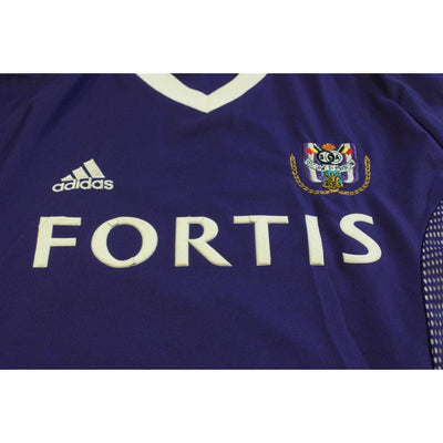 Maillot Anderlecht vintage dédicacé domicile N°10 BASEGGIO 2002-2003 - Adidas - RSC Anderlecht