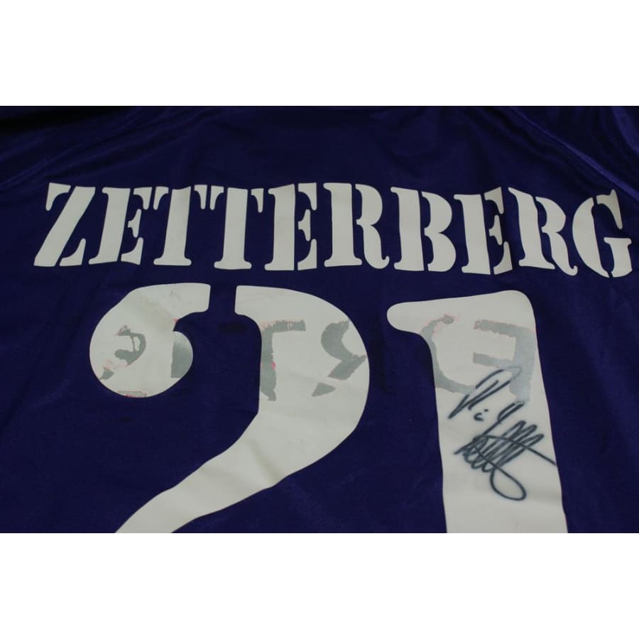 Maillot Anderlecht vintage domicile N°21 ZETTERBERG 2004-2005 - Adidas - RSC Anderlecht